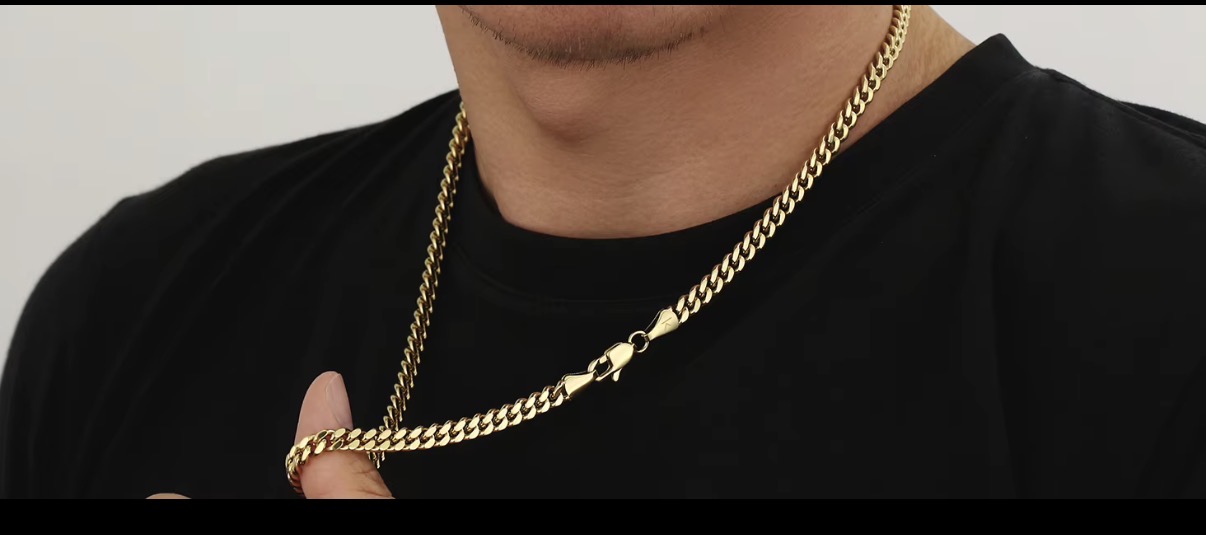 14k gold plated chain 5mm