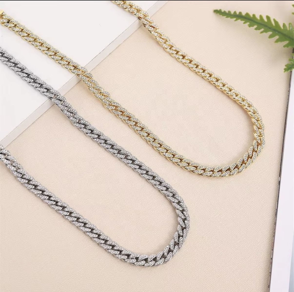 Stock Alloy and one row Bling Rhinestone Hip Hop iced Out 8mm width Cuban chain bracelet